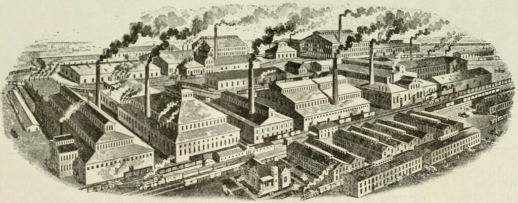 Assembled View of American Bottle Co.'s Works