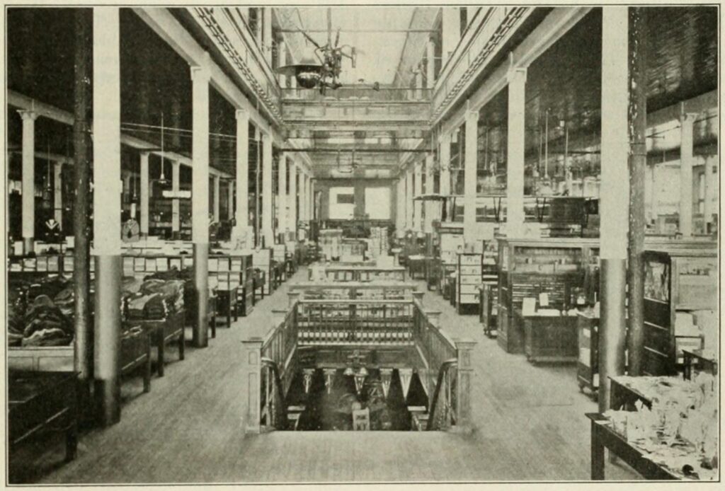 Interior of Heenan Department Store, Street Floor